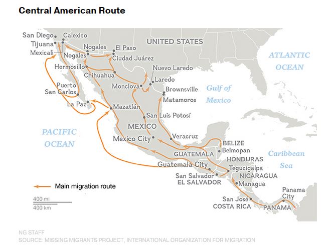 The Worlds Congested Human Migration Routes In 5 Maps Iom Blog